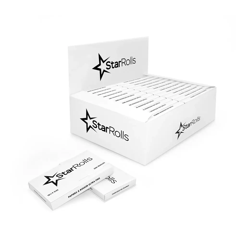 Custom Printed Booklet 300-Pack (Flat Sheet Rolling Papers)