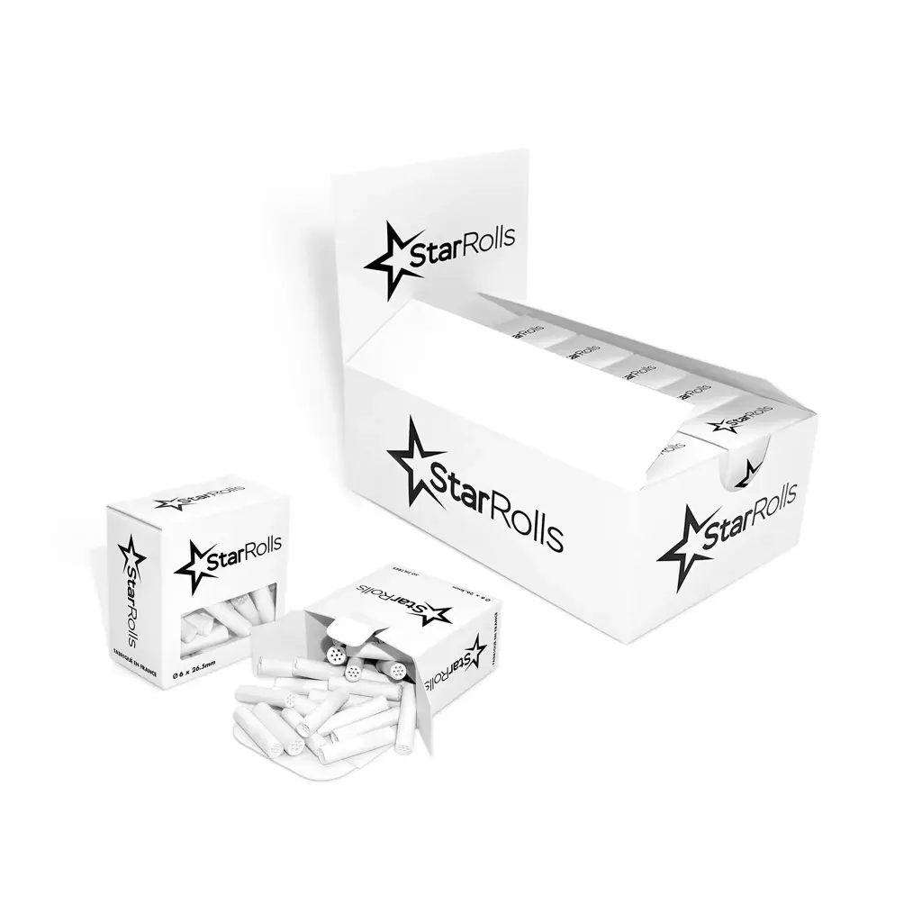 Activated Charcoal Filters with Ceramic Caps