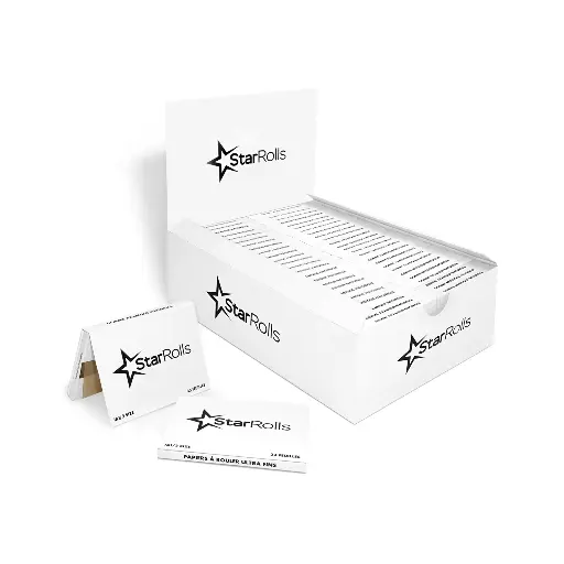 [STAR-6] One & One-Half Size Custom Rolling Paper Booklet